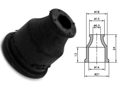 ampèremètre - diamètre 40mm - noir - 6v ou 12v - la pièce