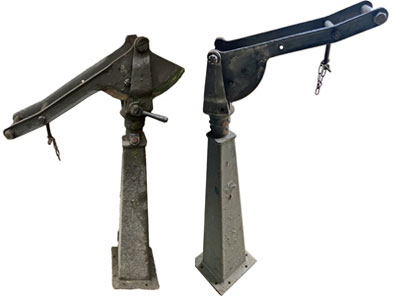 Affut central avec fourche cradle pour mitrailleuse lourde pour  half track M5 international