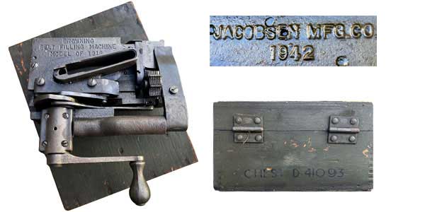 CAISSE À CHEST D41093- BROWNING BELT FILLING MACHINE MODEL OF 1918